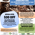 Soil Test Promotion